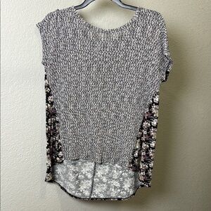 ODDY Asymmetrical Gray Blouse